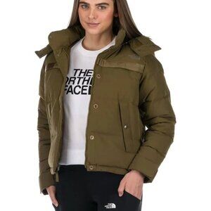NEW THE NORTH FACE women's Forester Down Jacket Military Olive Size L
